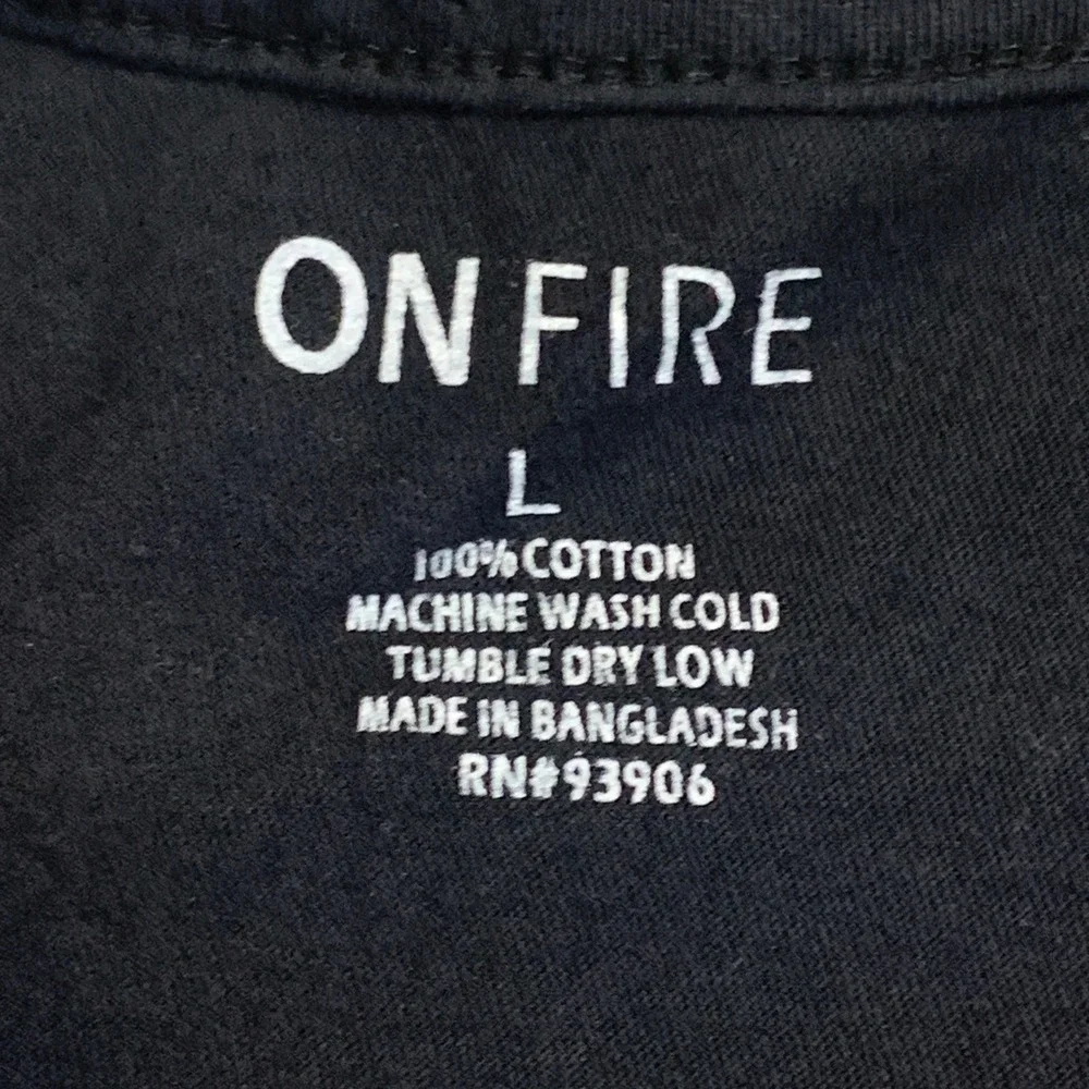 On Fire color black